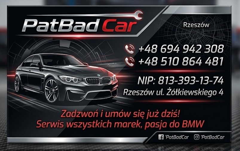 Wizytówka PatBad Car